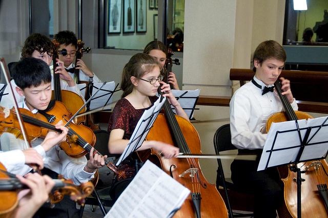 Frost Middle Schools Orchestra Program, photo by Fairfax County on flickr