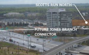 Scotts Run North Site As Seen From Tysons Tower