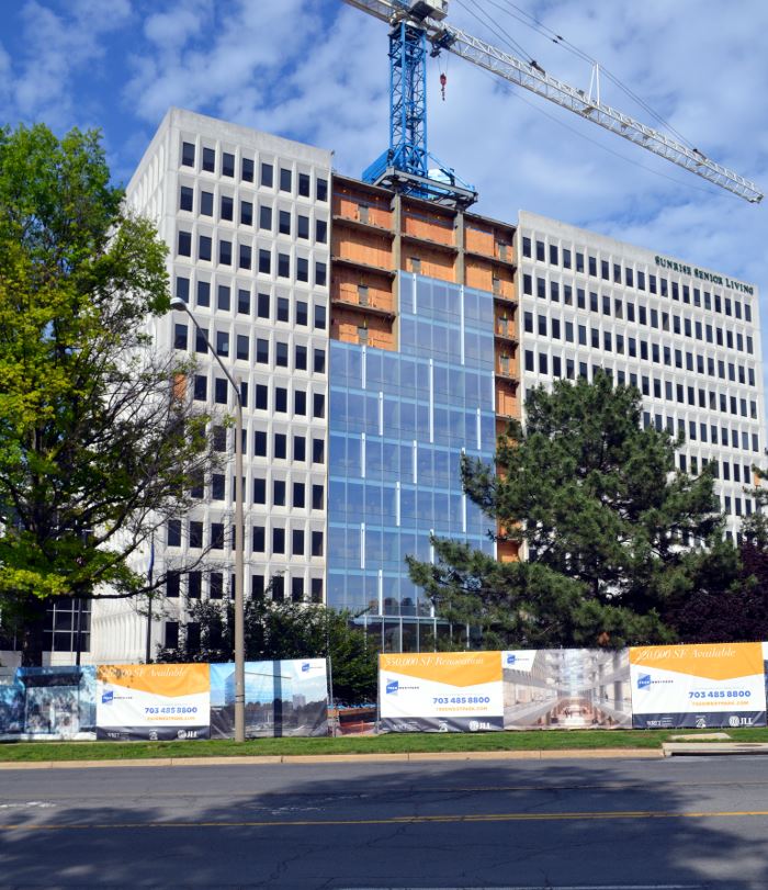 7900 Westpark in Tysons facade replacement