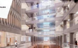Rendering of WRITs interior Renovation at 7900 Westpark in Tysons