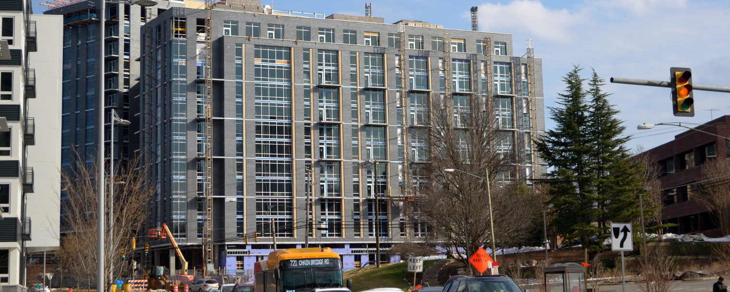Kingston Tysons completing facade