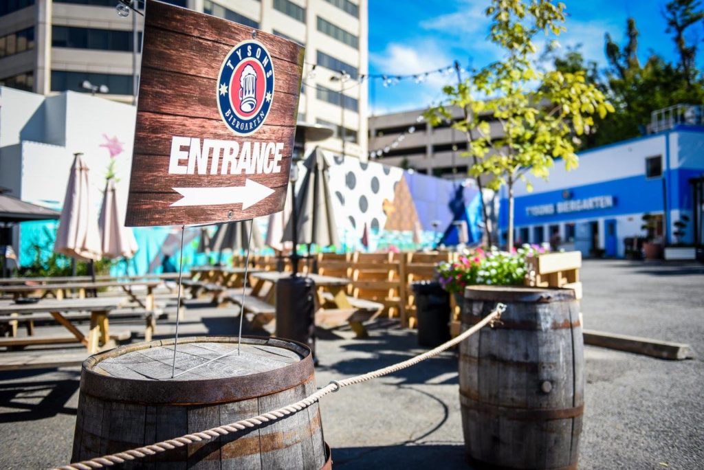 The Sports Junkies Make Tysons Biergarten Their Pregame Show Spot